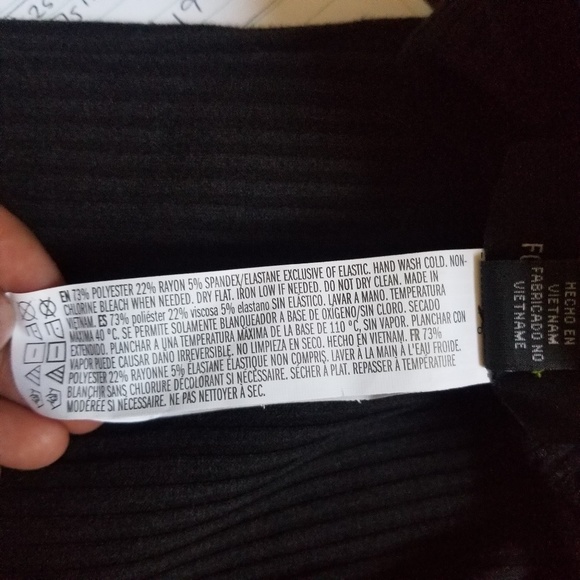 🦩3/$22 Forever21 plus size black pencil skirt - Picture 3 of 4